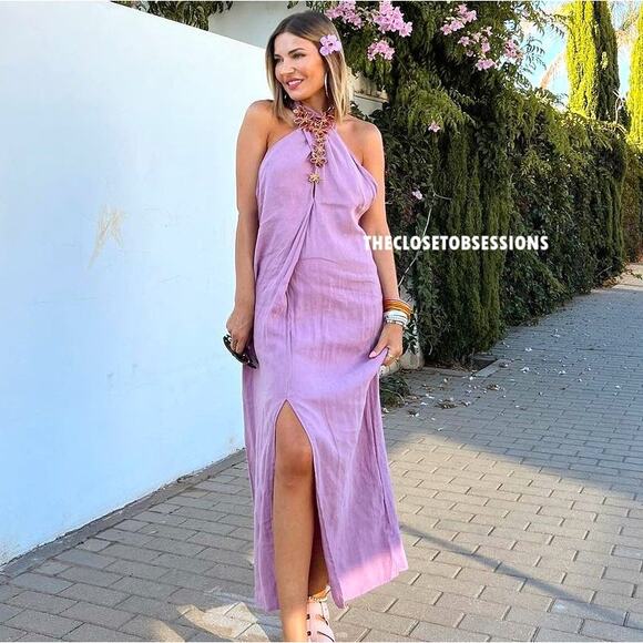 ZARA BLOGGER FAVE!!! Open Back Midi Dress NWT - Picture 2 of 16